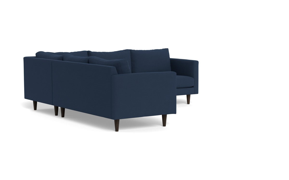 Wallace 102" Untufted Corner Sectional - Peyton Navy