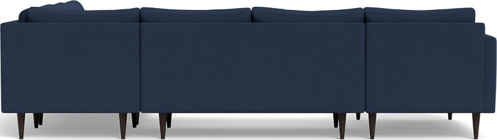 Wallace 130" Untufted Corner Sectionals w. Left Chaise - Peyton Light Blue