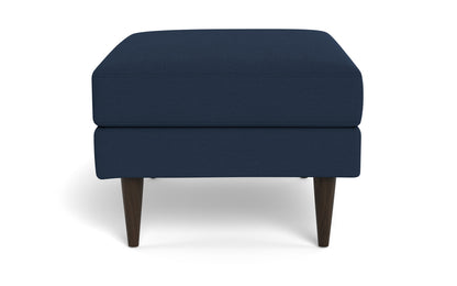 Wallace Untufted Ottoman - Peyton Navy