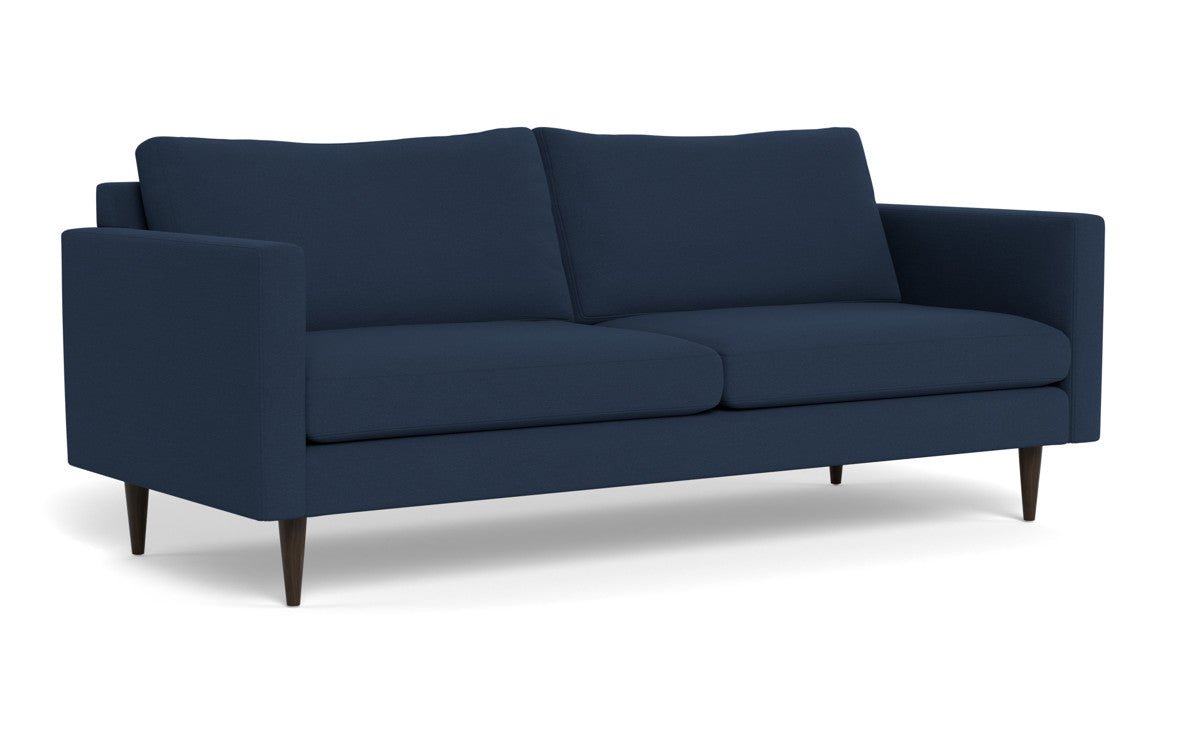 Wallace 85" Untufted Sofa - Peyton Navy