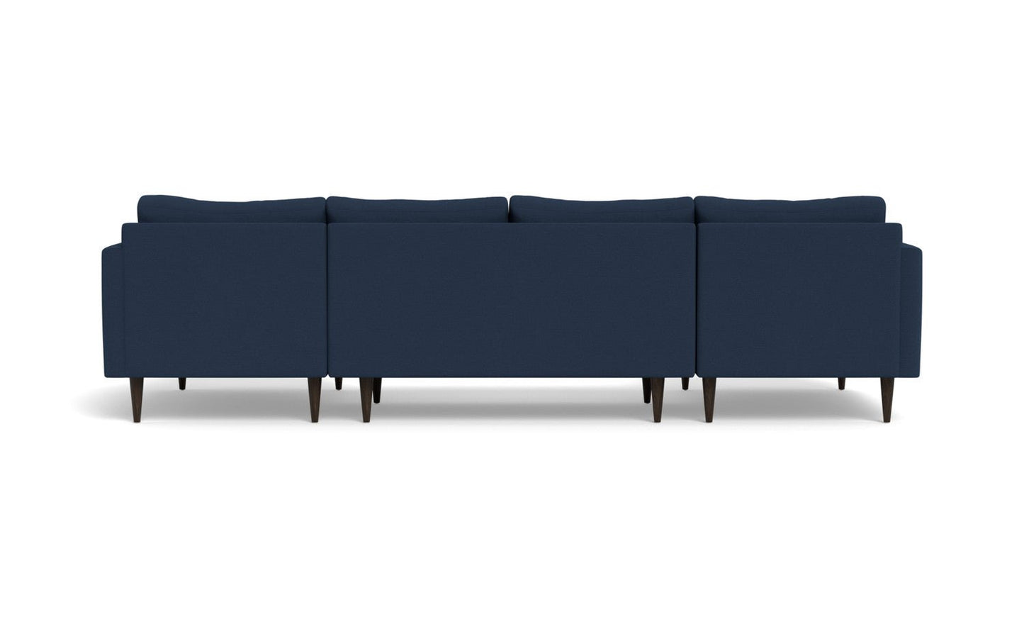 Wallace 126" Untufted Double Chaise U Sectional - Peyton Light Blue