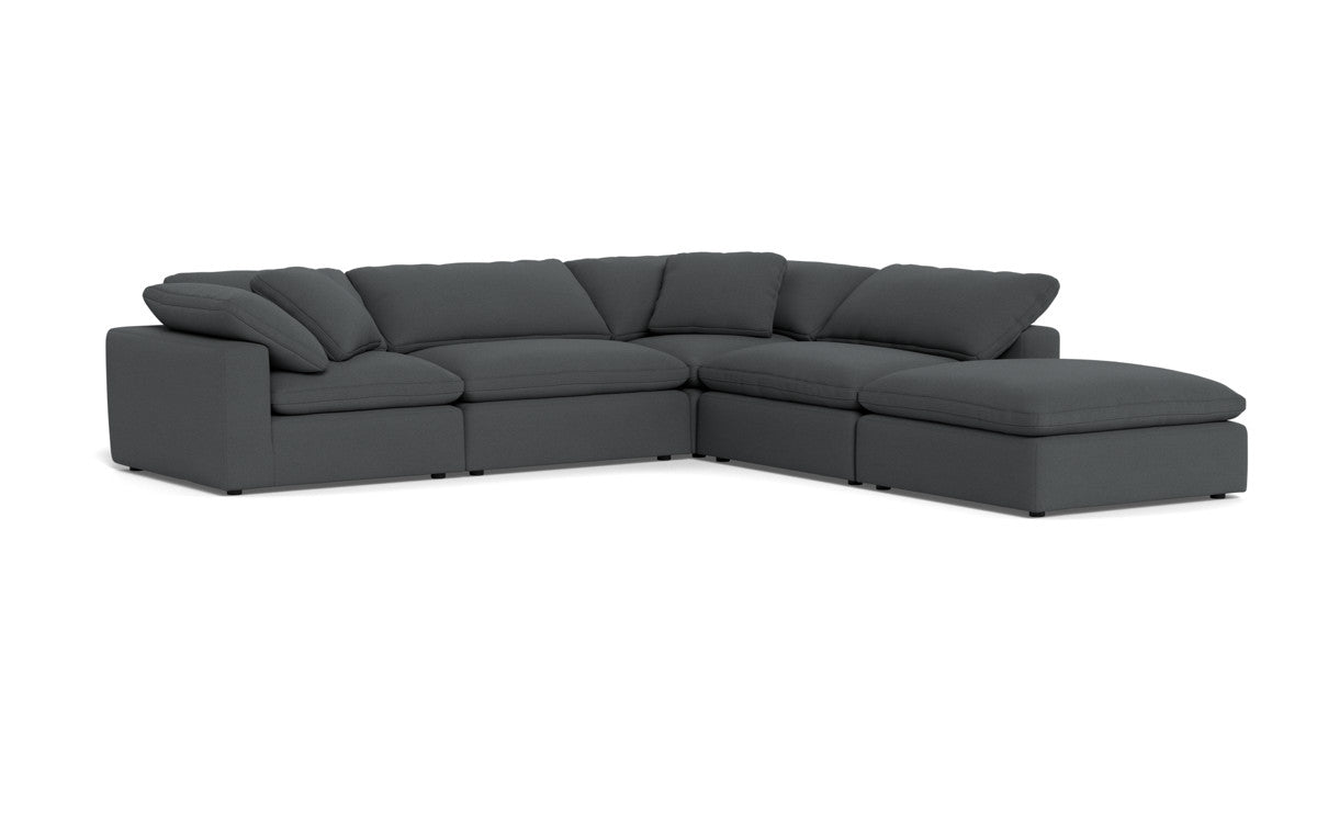 Fluffy 133.5" 4 Piece Sectional w/Otto - Peyton Pepper