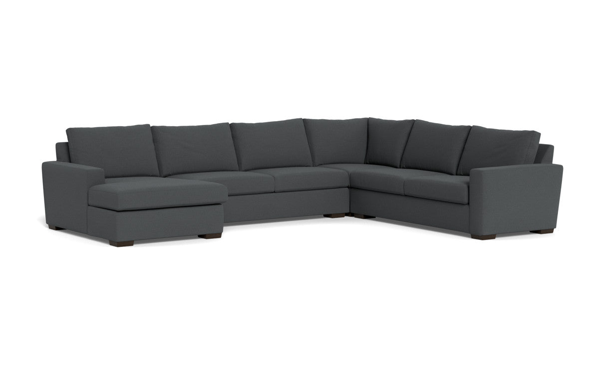Mesa 156" Corner Sectionals w. Left Chaise - Peyton Pepper