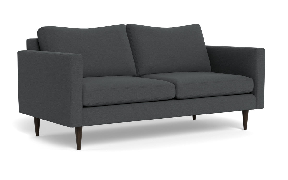Wallace 74" Untufted Apartment Sofa - Peyton Pepper