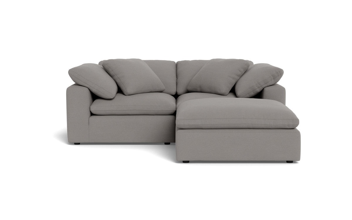 Fluffy 89" 2 Piece Sofa w/Otto - Peyton Slate