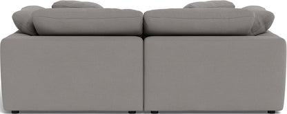 Fluffy 89" 2 Piece Sofa w/Otto - Peyton Slate
