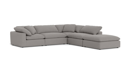 Fluffy 133.5" 4 Piece Sectional w/Otto - Peyton Slate