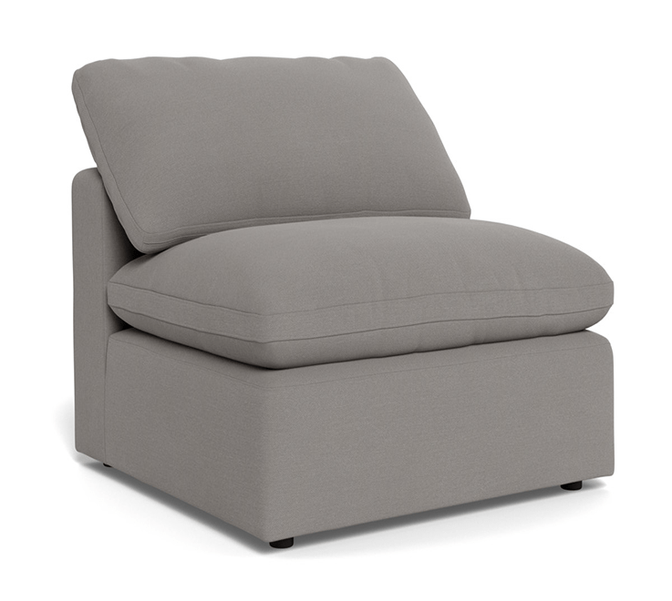 Fluffy Small Armless Chair -