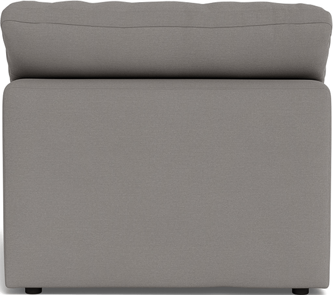 Fluffy Small Armless Chair - Peyton Slate