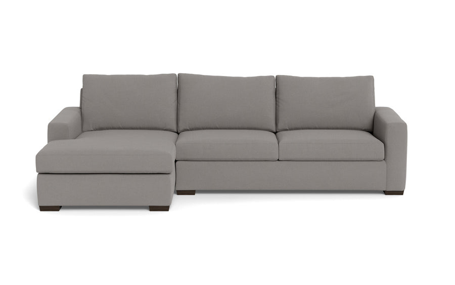 Mesa 123" Left Chaise Sectional - Peyton Slate