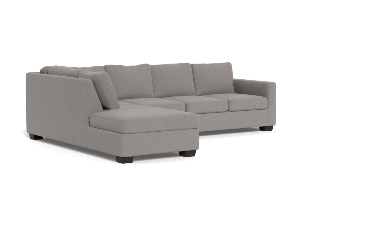 Track 121" Left Chaise Sleeper Sectional - Peyton Slate