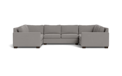 Track 141" Corner Sofa U Sectional - Peyton Slate