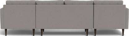 Wallace 126" Double Chaise U Sectional - Peyton Slate