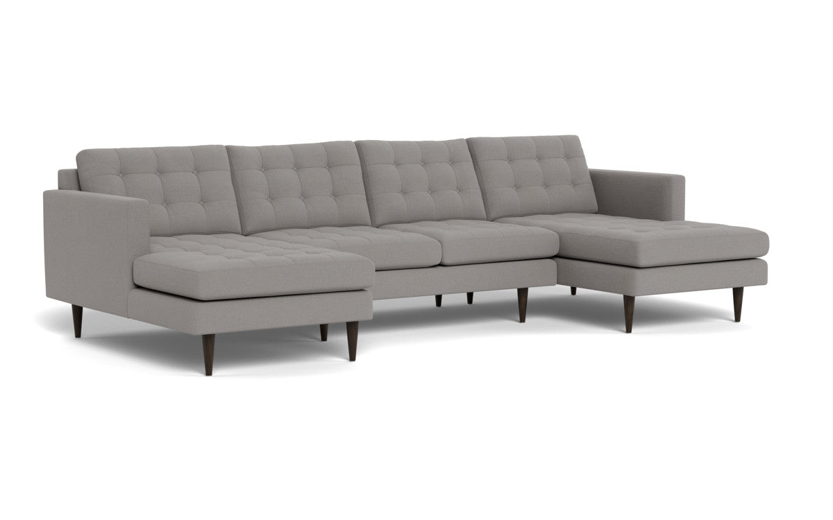 Wallace 126" Double Chaise U Sectional - Peyton Pepper