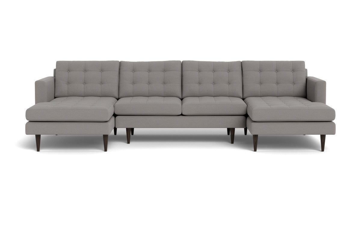Wallace 126" Double Chaise U Sectional -