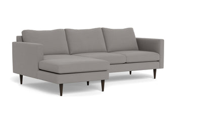 Wallace 98" Untufted Left Chaise Sectional - Peyton Slate