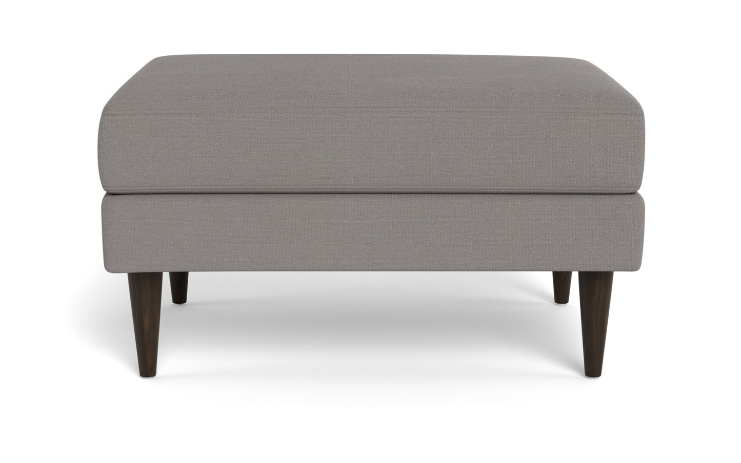 Wallace Untufted Ottoman - Peyton Pepper