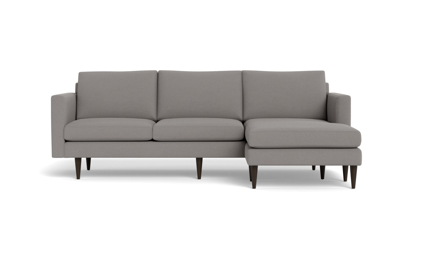 Wallace 98" Untufted Reversible Chaise Sofa - Peyton Slate