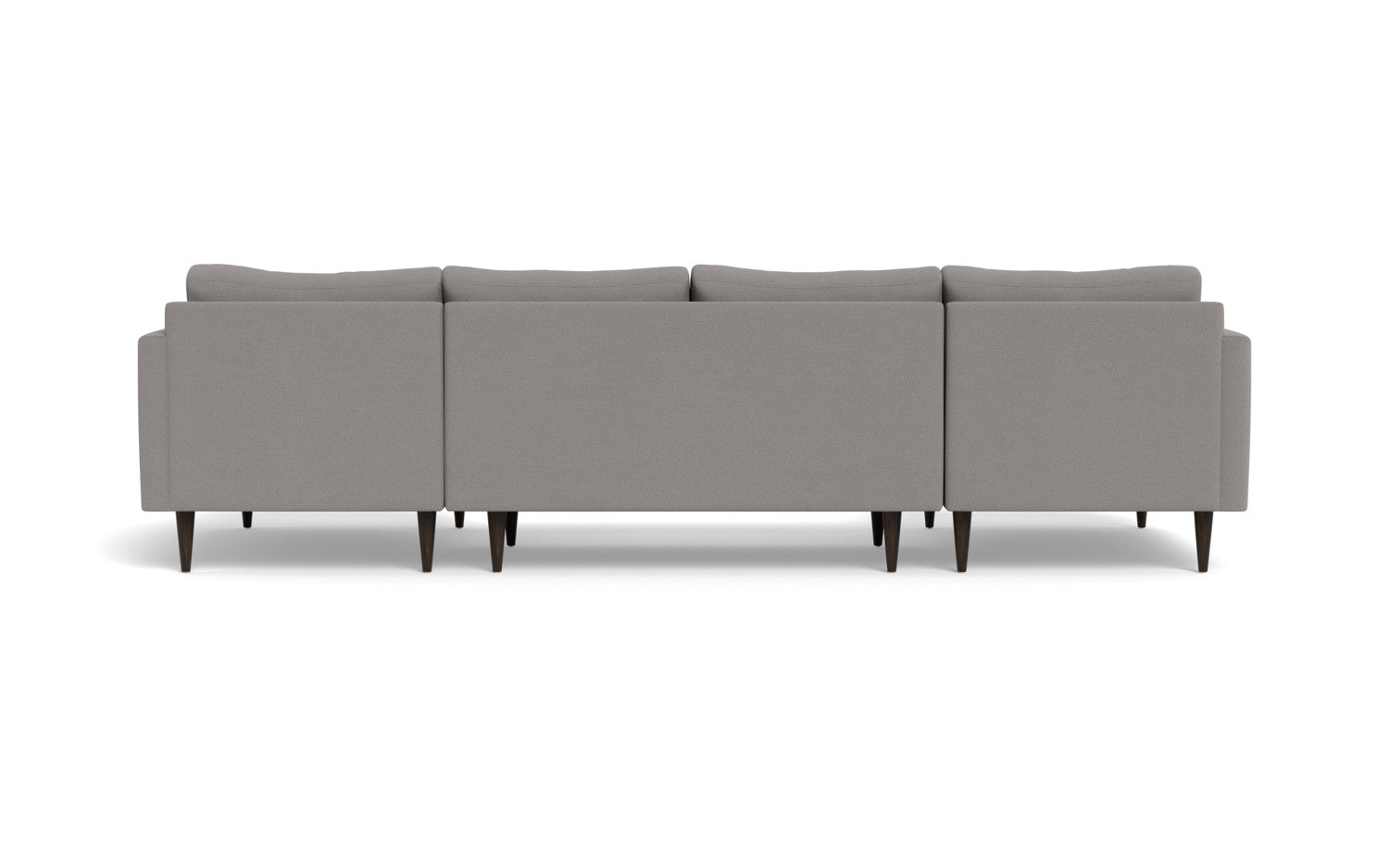 Wallace 126" Untufted Double Chaise U Sectional - Peyton Pepper