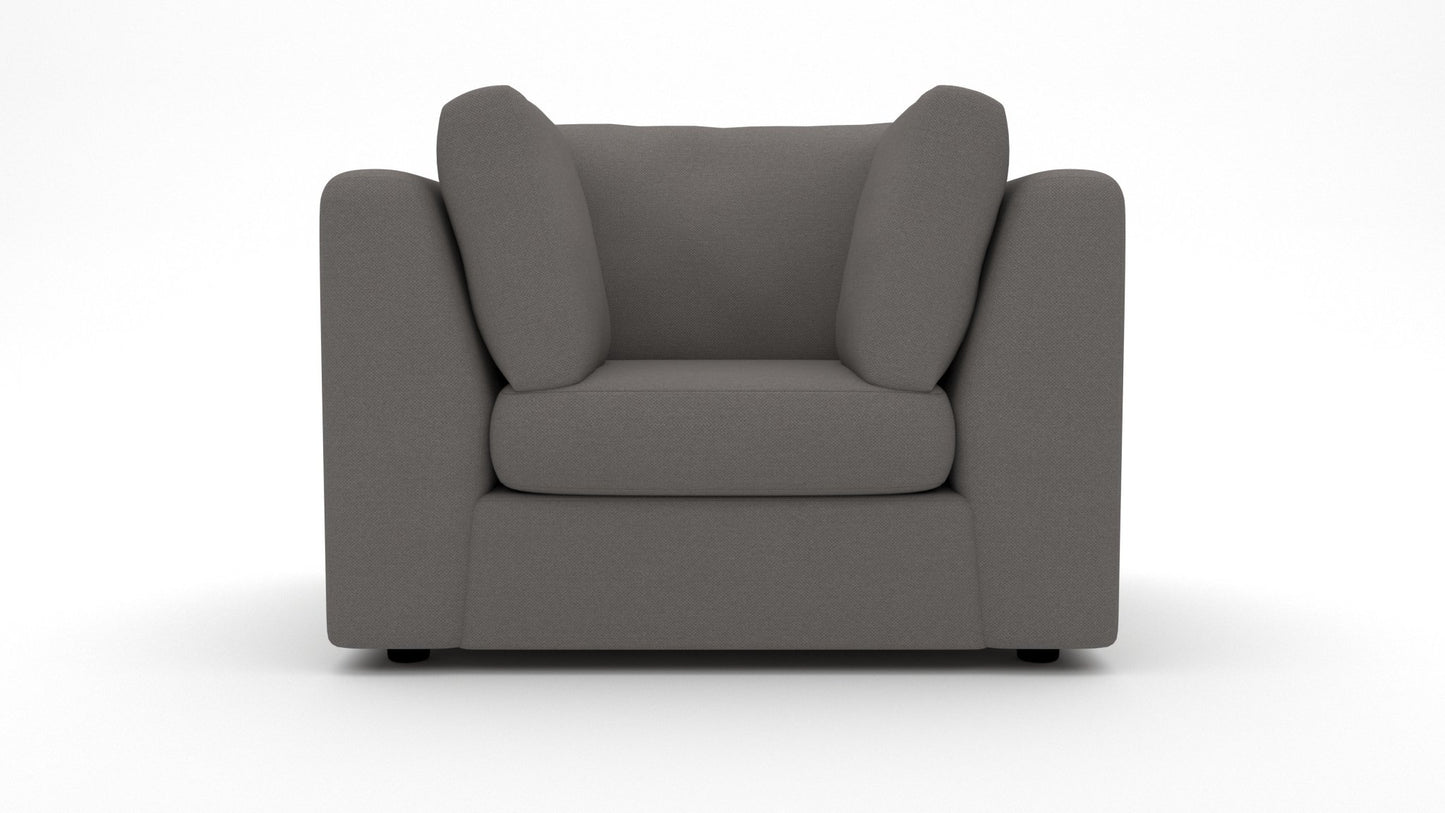 Parmer 54" Arm Chair - Peyton Slate