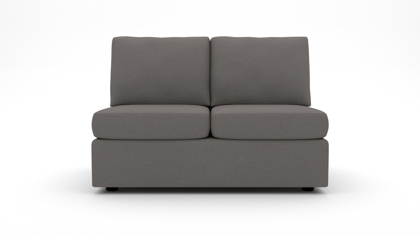 Parmer Armless Loveseat - Peyton Slate