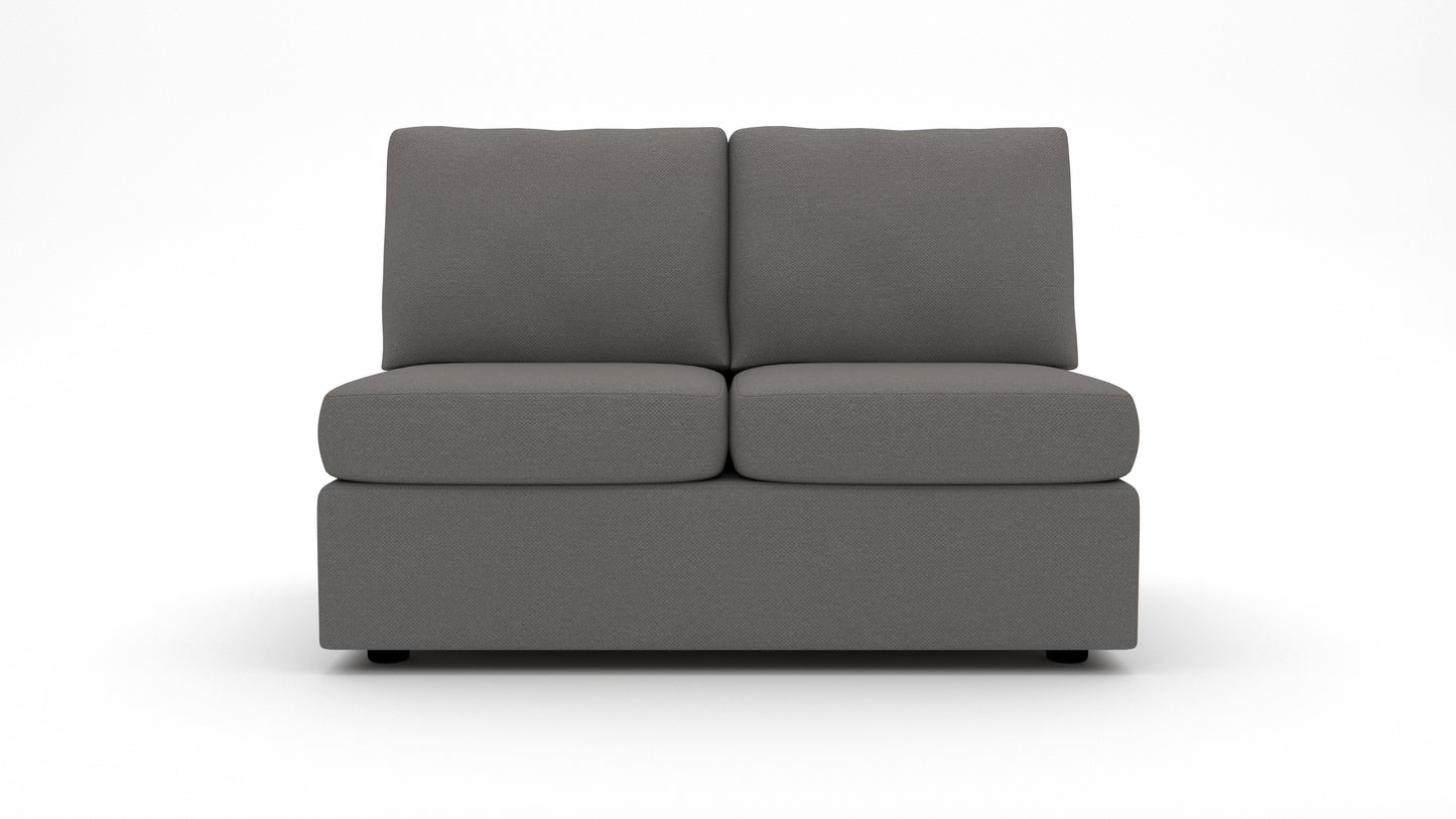 Parmer Armless Loveseat - Peyton Slate