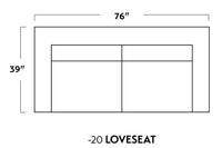 Parmer 76" Loveseat - Peyton Slate