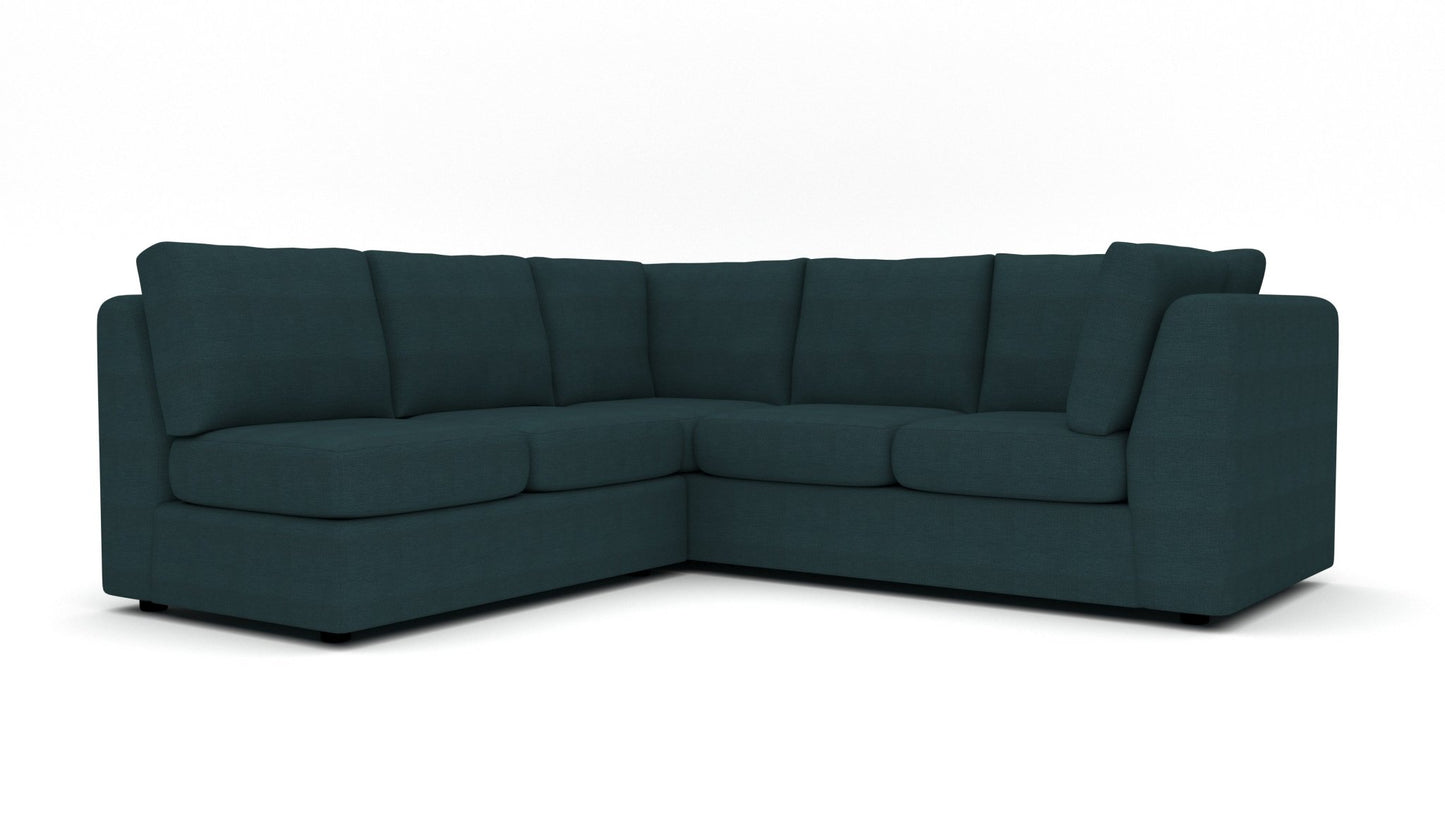 Parmer Armless Sectional - Elliot Teal