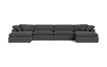 Fluffy 178" 4 Piece Sectional W/Double Otto - Peyton Pepper