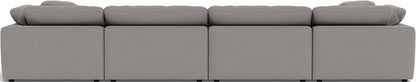 Fluffy 178" 4 Piece Sectional W/Double Otto - Peyton Slate