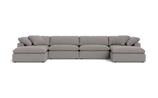 Fluffy 178" 4 Piece Sectional W/Double Otto -