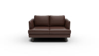 Rainey 59" Leather Loveseat - Clive Sycamore