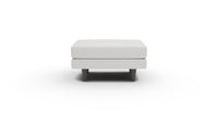 Rainey Leather Ottoman - Tribeca Chelsea