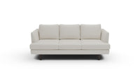 Rainey 83" Leather Sofa - Tribeca Cream