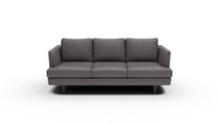 Rainey 83" Leather Sofa - Tribeca Quarry