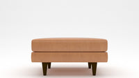 Rainey Leather Ottoman -