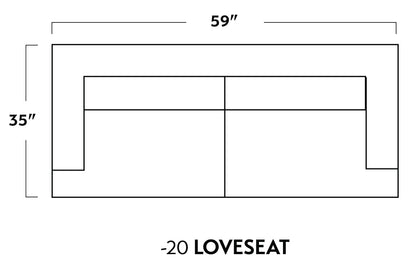 Rainey 59" Loveseat -