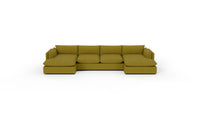 SoCo 169" Double Chaise with Armless Loveseat - Dream Apple