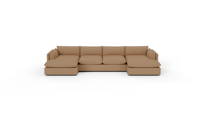 SoCo 169" Double Chaise with Armless Loveseat - Elliot Sunflower