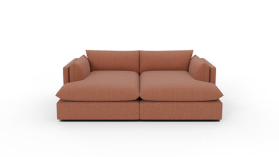 SoCo 95" Double Chaise - Wiley Rust