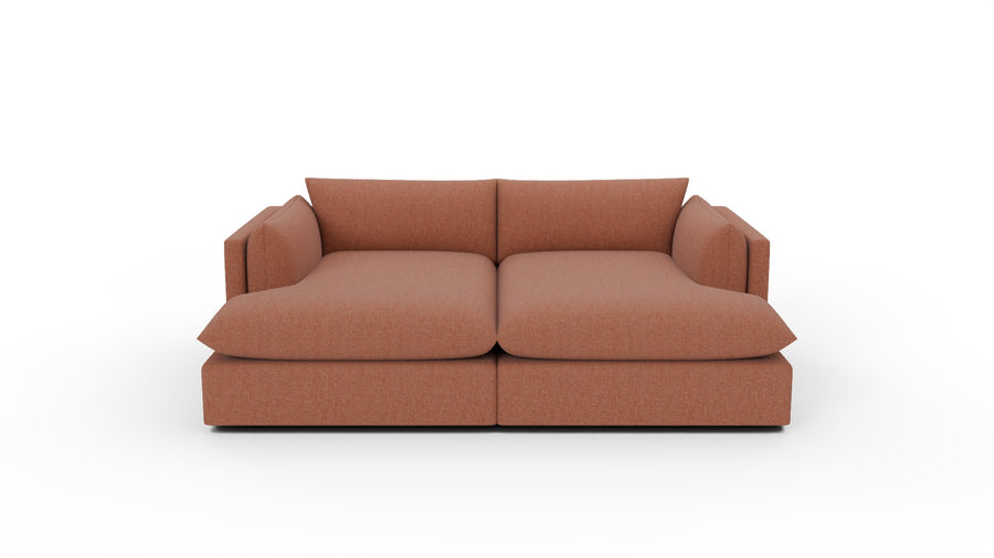SoCo 95" Double Chaise - Wiley Rust