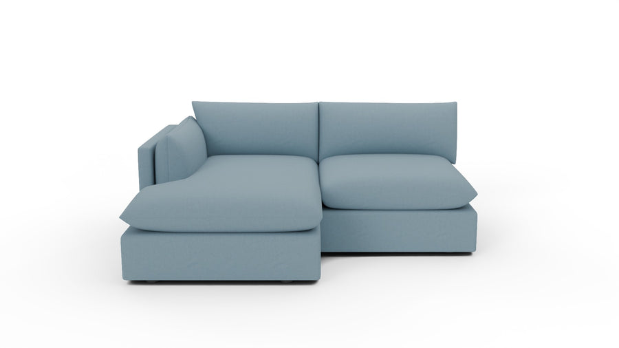 SoCo 84" LAF Arm Reversible Chaise Sofa - Dream French Blue