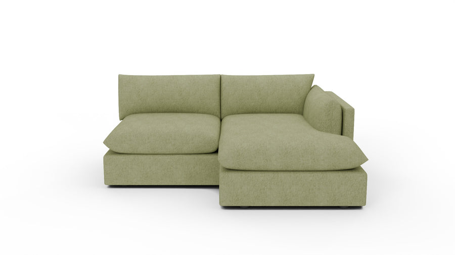 SoCo 84" RAF Arm Reversible Chaise Sofa - Elliot Celadon