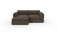 SoCo 95" Reversible Chaise Sofa - Dream Chocolate