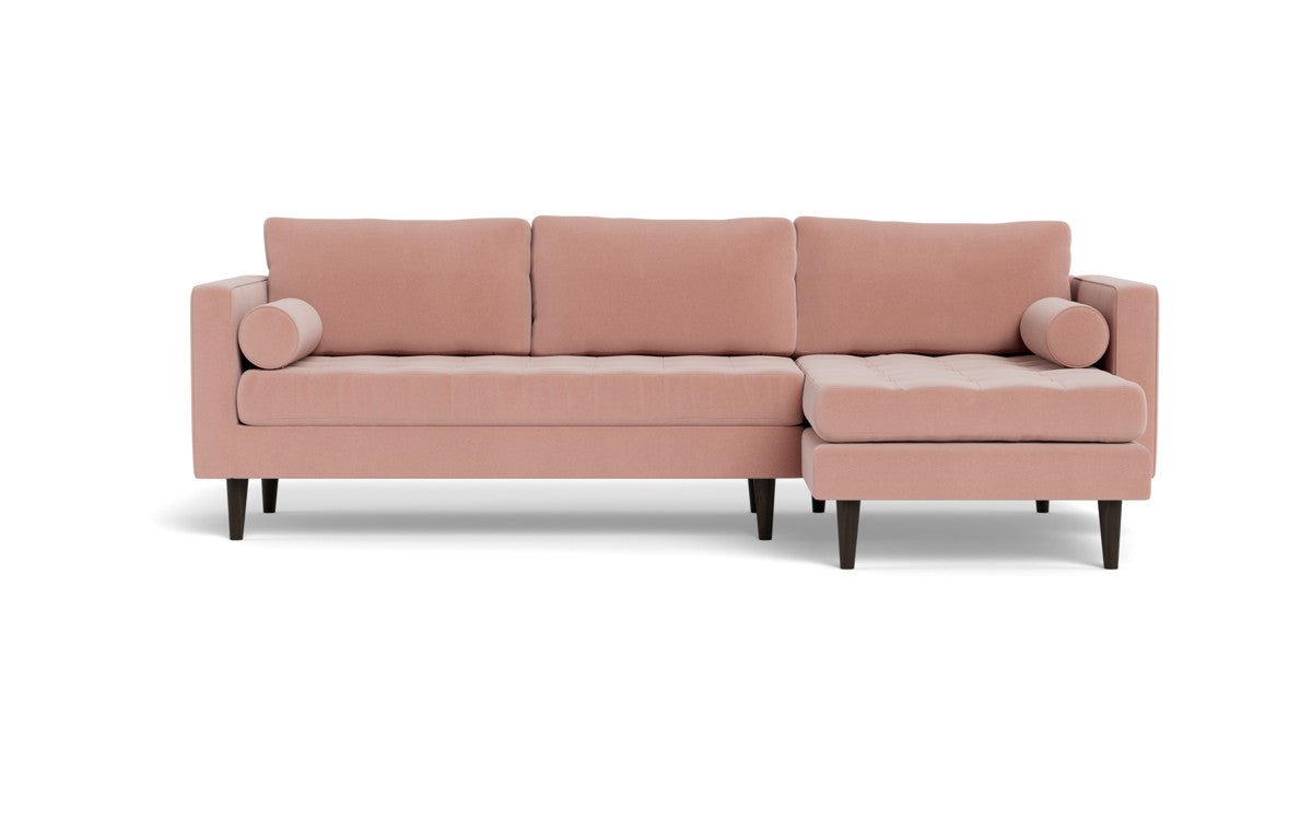 Ladybird 102" Right Chaise Sectional - Superb Blush