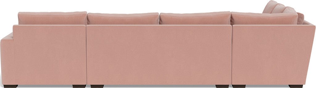 Mesa 156" Corner Sectionals w. Right Chaise - Superb Blush