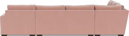 Mesa 156" Corner Sectionals w. Right Chaise - Superb Blush