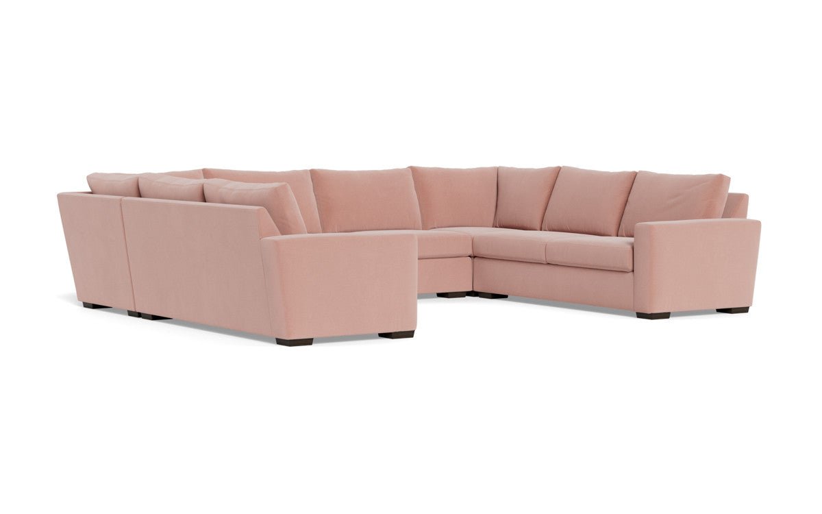 Mesa 154" Condo U Sectional - Superb Blush