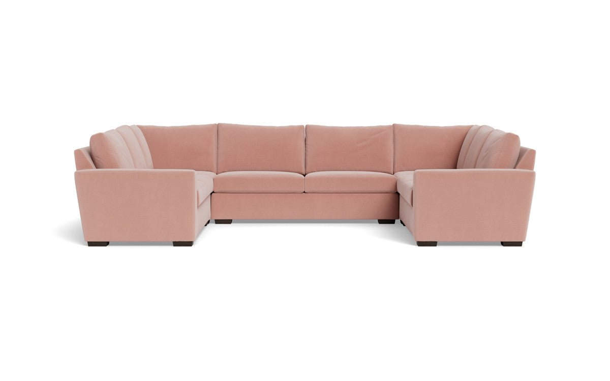 Mesa 154" Condo U Sectional - Superb Blush