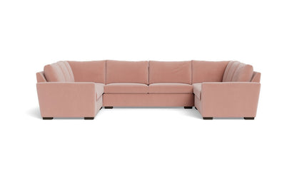 Mesa 154" Condo U Sectional - Superb Blush
